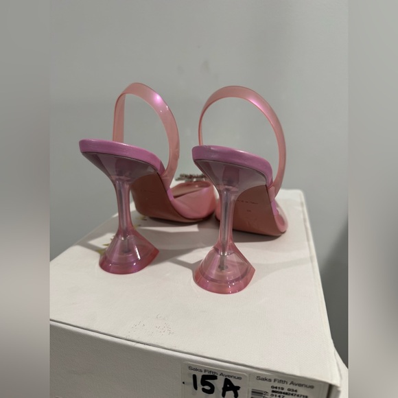 $1105 AMINA MUADDI
Begum sling crystal embellished pink pvc pumps size 36 - Picture 12 of 15